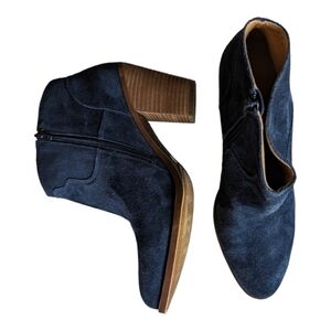 Lucky Brand Eller Blue Suede Boots Women's Size 12M